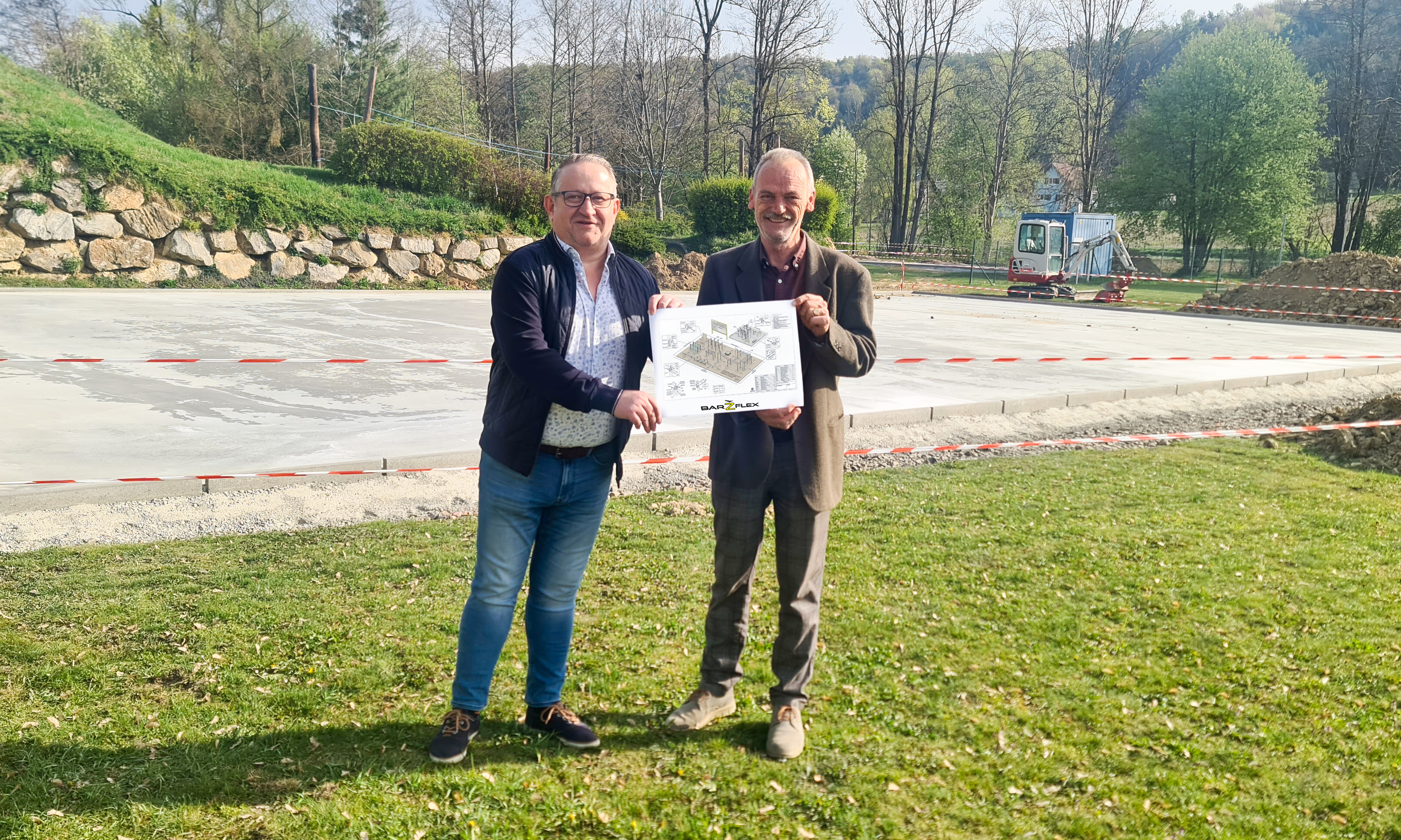 Baufortschritt Workoutanlage