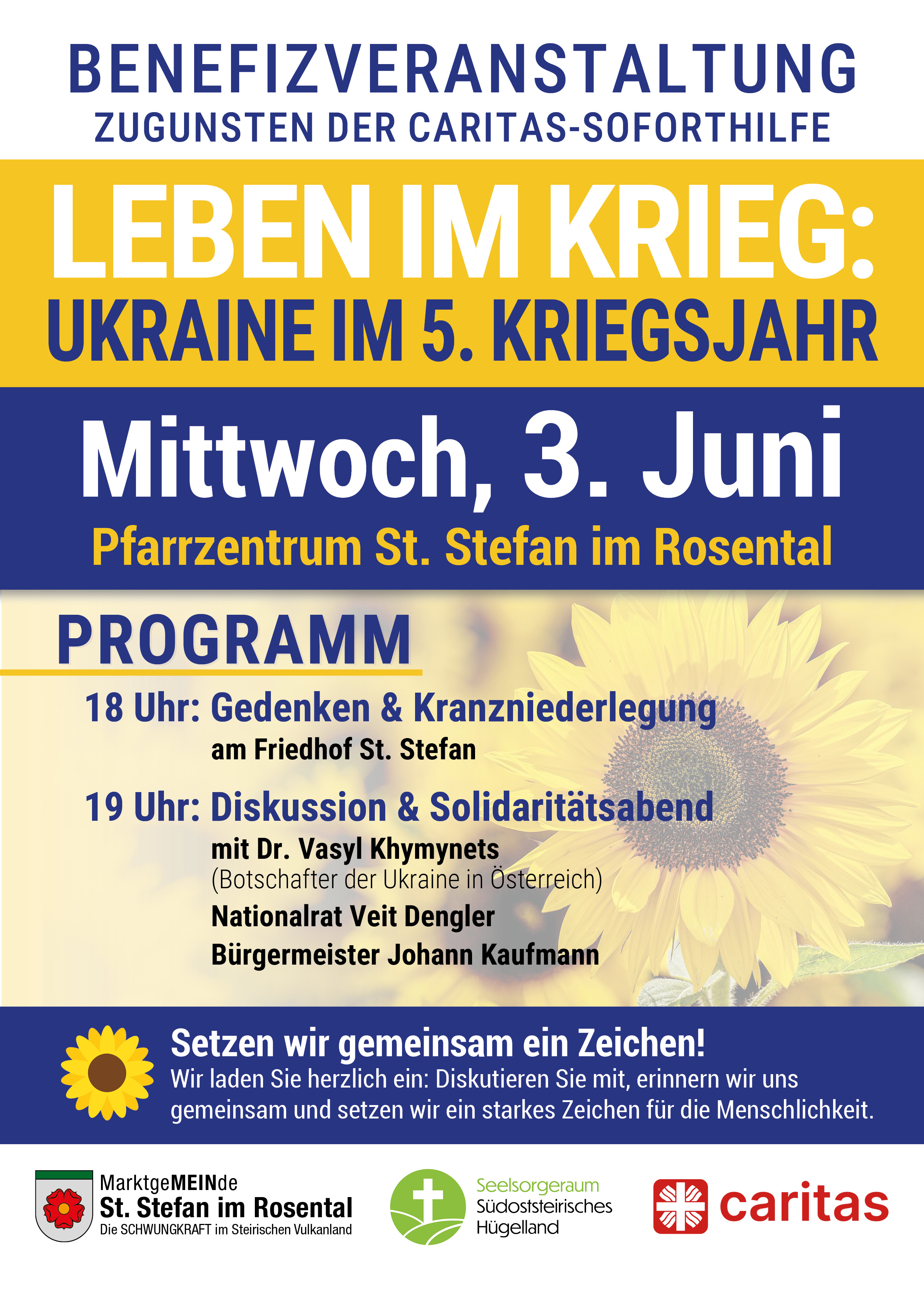 Plakat Ukraine Veranstaltung